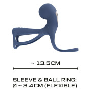 You2Toys Penis Sleeve med Testikelring og Vibrator