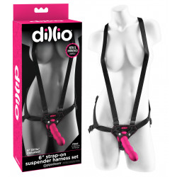 Dillio Strap-On med Harness Sæt