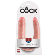 King Cock Double Trouble Dobbelt Dildo
