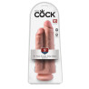 King Cock Two Cocks One Hole 2 i 1 Dildo med Sugekop