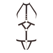 Bad Kitty Body Harness med Skridtkæde