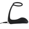Black Velvets Penisring med Anal Vibrator