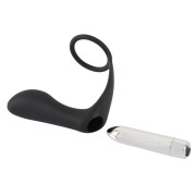 Black Velvets Penisring med Anal Vibrator