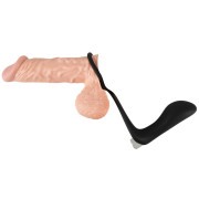 Black Velvets Penisring med Anal Vibrator