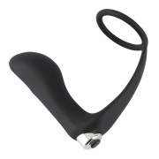 Black Velvets Penisring med Anal Vibrator