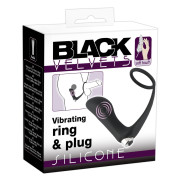 Black Velvets Penisring med Anal Vibrator
