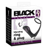 Black Velvets Penisring med Anal Vibrator