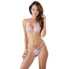 Cottelli Blonde Sæt med Åben BH og Trusse 