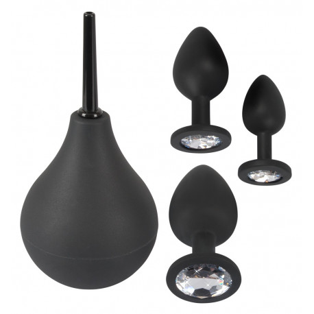 Black Velvets Jewel Silikone Butt Plug Sæt