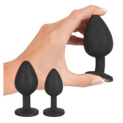 Black Velvets Jewel Silikone Butt Plug Sæt
