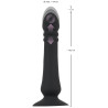 Black Velvets Opladelig Anal Støde Silikone Vibrator
