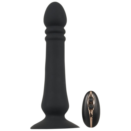 Black Velvets Opladelig Anal Støde Silikone Vibrator