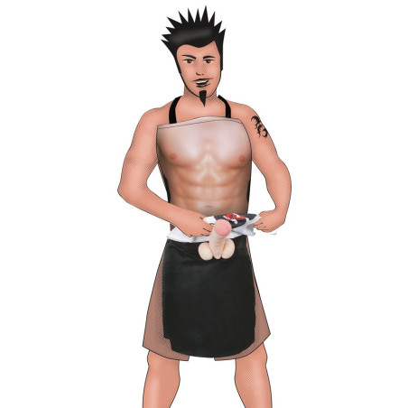 ChefCock Forklæde med Skjult Penis