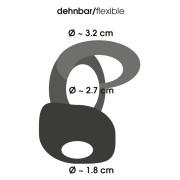 Bad Kitty Fleksibel Testikel- og Penisring