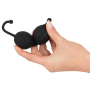 Black Velvets Silikone Bækkenbundskugler med Riller