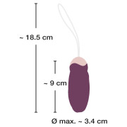 Javida Roterende Fjernbetjent Vibrator Æg