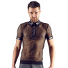 Svenjoyment Net T-shirt med Polokrave