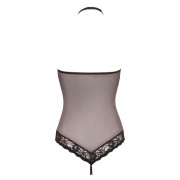 Abierta Fina Bundløs Body med Rhinsten