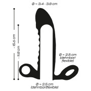 Crystal Clear Penis Sleeve med Vibrator