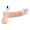 Crystal Clear Penis Sleeve med Vibrator
