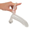 Crystal Clear Penis Sleeve med Vibrator