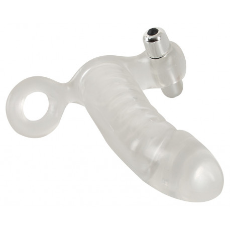 Crystal Clear Penis Sleeve med Vibrator