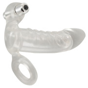Crystal Clear Penis Sleeve med Vibrator