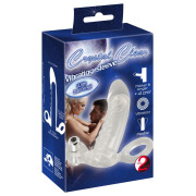 Crystal Clear Penis Sleeve med Vibrator