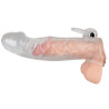 Crystal Clear Penis Sleve med Klitoris Vibrator