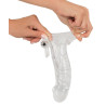 Crystal Clear Penis Sleve med Klitoris Vibrator