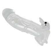 Crystal Clear Penis Sleve med Klitoris Vibrator