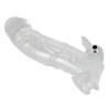 Crystal Clear Penis Sleve med Klitoris Vibrator