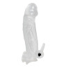 Crystal Clear Penis Sleve med Klitoris Vibrator