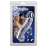 Crystal Clear Penis Sleve med Klitoris Vibrator