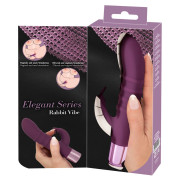 Elegant Series Rabbit Vibrator med Rillet Skaft