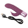 Elegant Series Rabbit Vibrator med Rillet Skaft