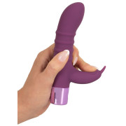 Elegant Series Rabbit Vibrator med Rillet Skaft