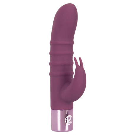 Elegant Series Rabbit Vibrator med Rillet Skaft