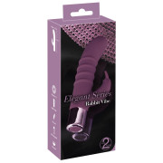 Elegant Series Rabbit Vibrator med Rillet Skaft