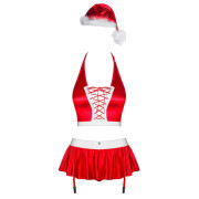 Obsessive Miniskirt og Top Nissepige Kostume