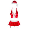 Obsessive Miniskirt og Top Nissepige Kostume