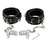 Fetish Collection Metal Penisring og Håndledslænker