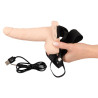 You2Toys Silikone Hul Strap-on med Vibrator
