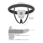 You2Toys Silikone Hul Strap-on med Vibrator