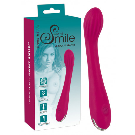 Sweet Smile G-Spot Fleksibel Silikone Vibrator