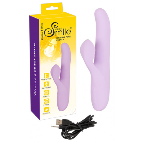 Sweet Smile Thrusting Rabbit Vibrator