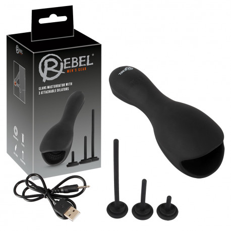 Rebel Glans Stimulator med 3 Dilatorer