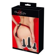 Bad Kitty Triple Dildo Strap-on Sæt