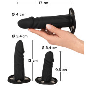 Bad Kitty Triple Dildo Strap-on Sæt