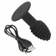 Black Velvets Twist Rillet Vibrerende Buttplug